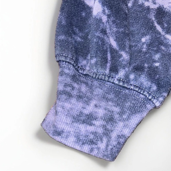 Disney Lilo & Stitch Sweatshirt Size XS - Blue Stitch Tie Dye Sweatshirt - Picture 3 of 8